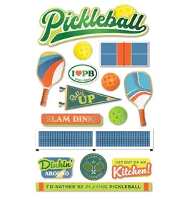 PAPER HOUSE PRODUCTIONS PAPER HOUSE PICKLEBALL 3D STICKERS