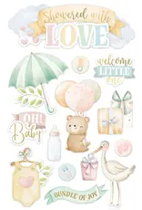 PAPER HOUSE PRODUCTIONS PAPER HOUSE SHOWERED WITH LOVE 3D STICKERS