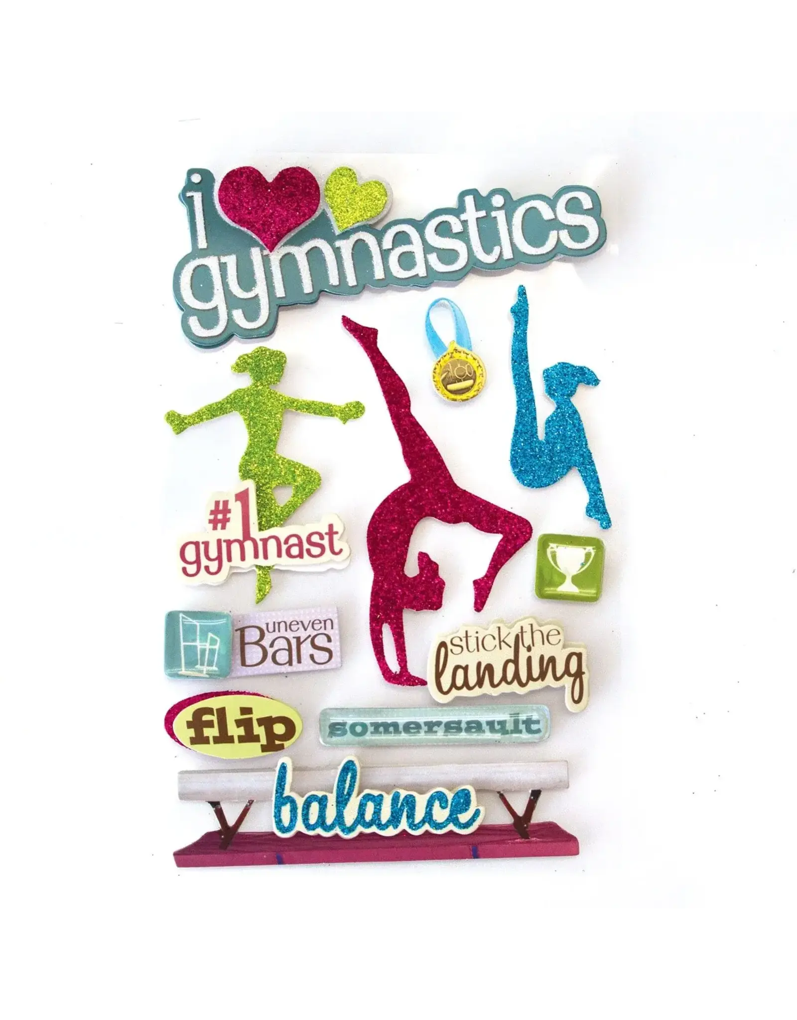 PAPER HOUSE PRODUCTIONS PAPER HOUSE GYMNASTICS I 3D STICKERS
