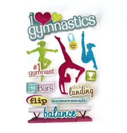 PAPER HOUSE PRODUCTIONS PAPER HOUSE GYMNASTICS I 3D STICKERS