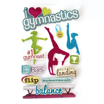 PAPER HOUSE PRODUCTIONS PAPER HOUSE GYMNASTICS I 3D STICKERS