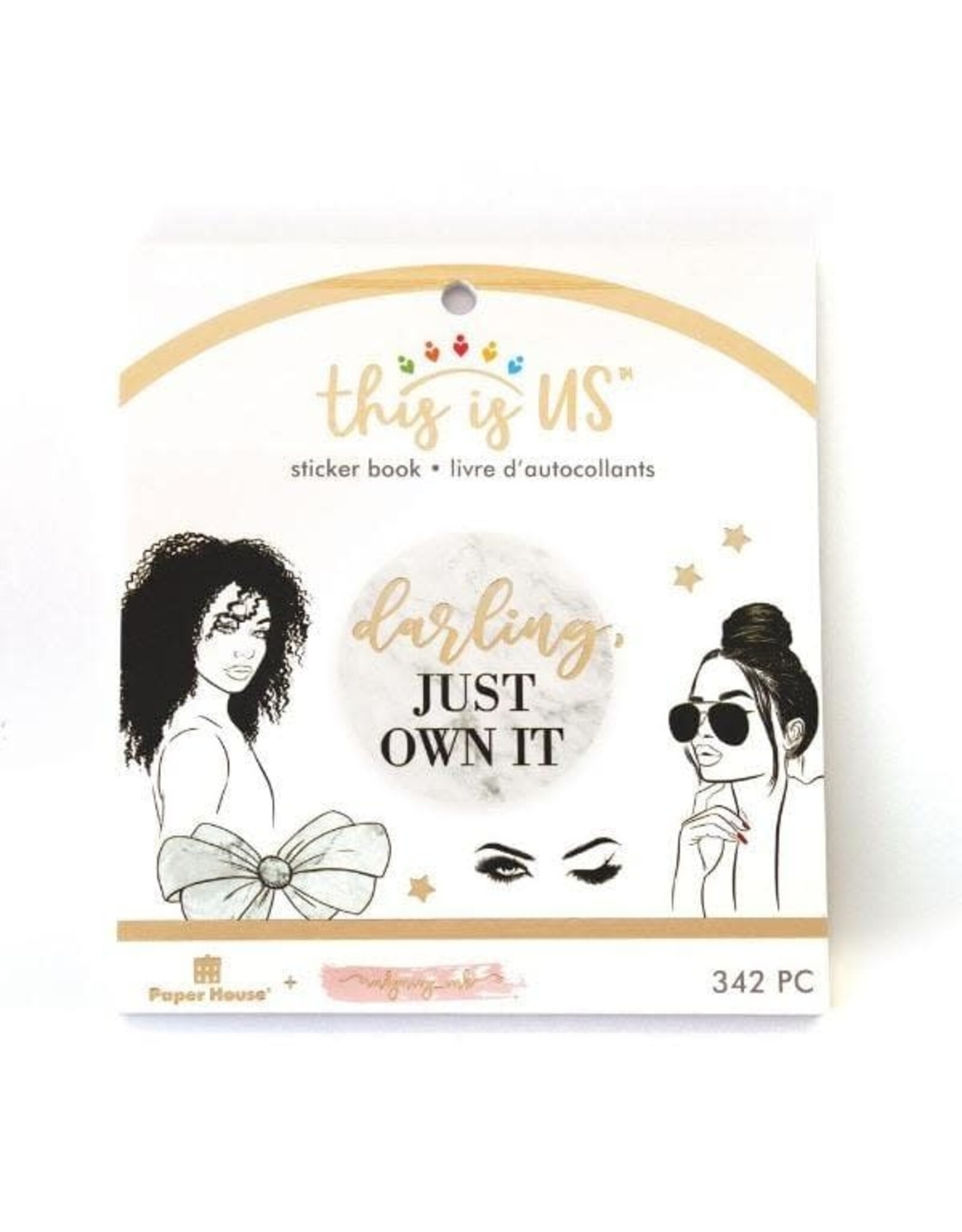 PAPER HOUSE PRODUCTIONS PAPER HOUSE THIS IS US GLAMOROUS GIRLS PLANNER STICKERS