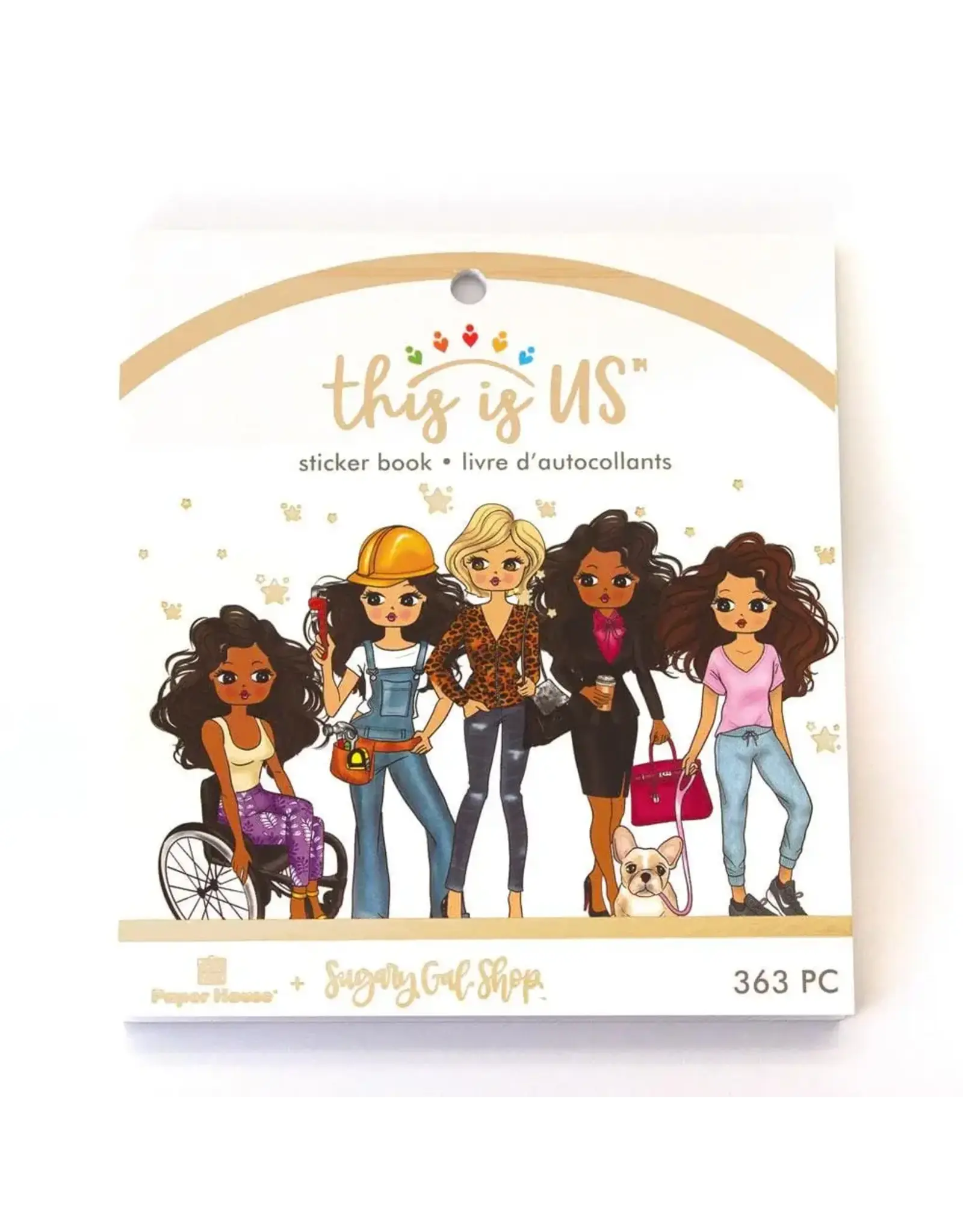 PAPER HOUSE PRODUCTIONS PAPER HOUSE THIS IS US SUGARY GAL MINIS PLANNER STICKERS