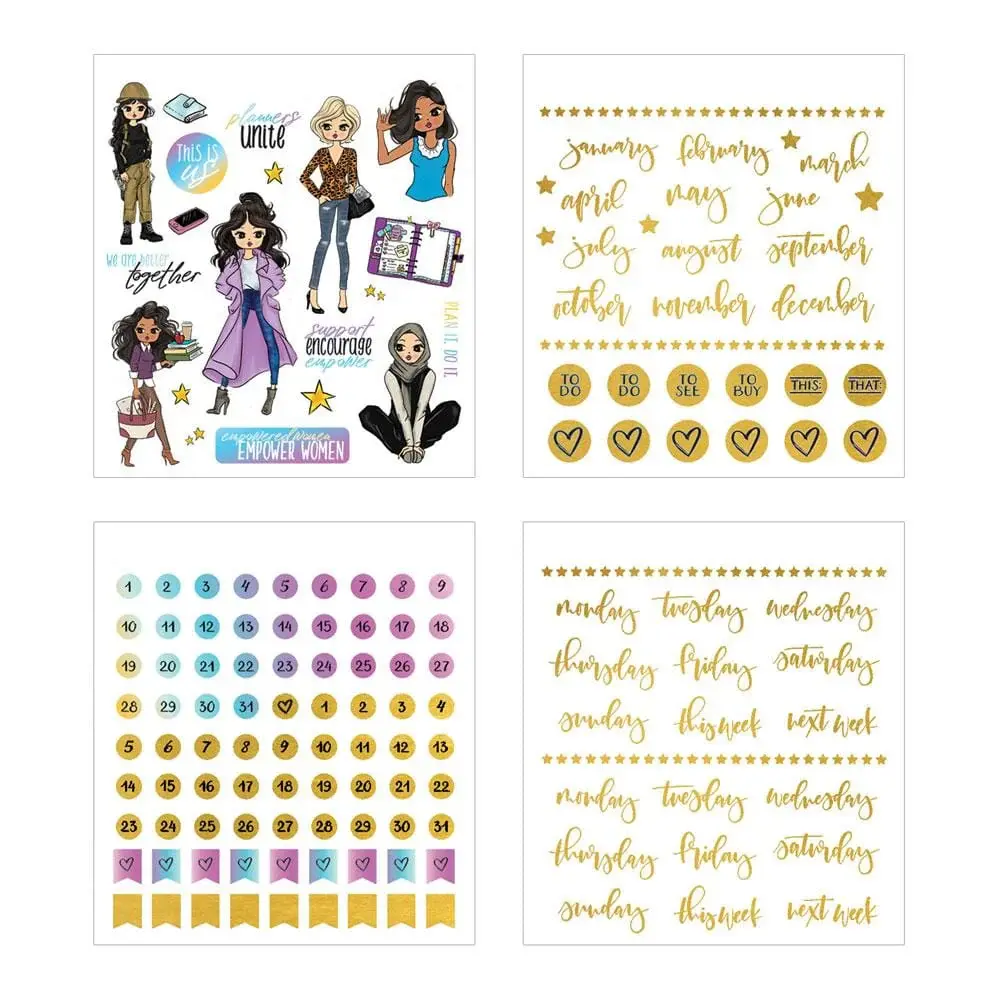 PAPER HOUSE PRODUCTIONS PAPER HOUSE THIS IS US SUGARY GAL MINIS PLANNER STICKERS