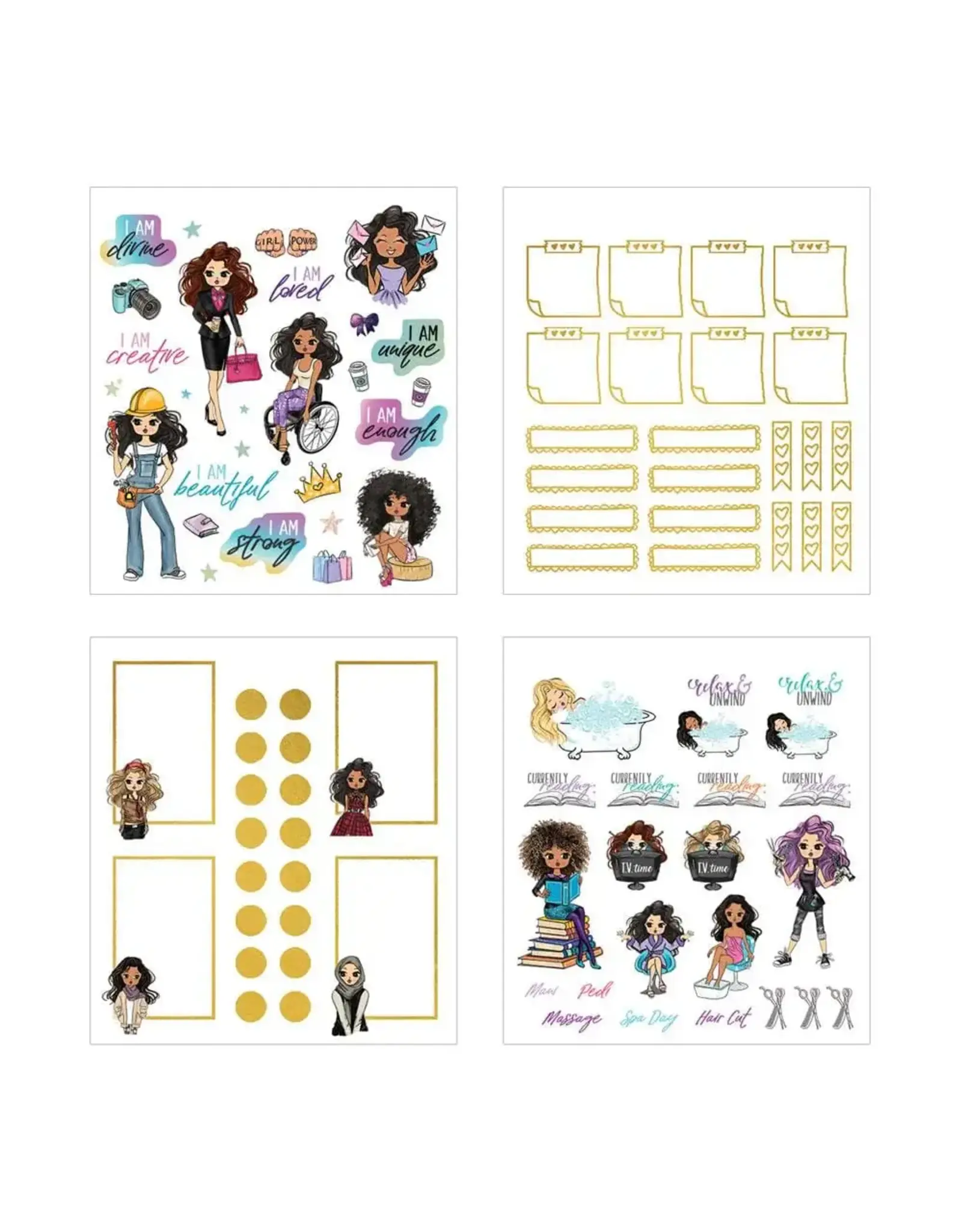 PAPER HOUSE PRODUCTIONS PAPER HOUSE THIS IS US SUGARY GAL MINIS PLANNER STICKERS