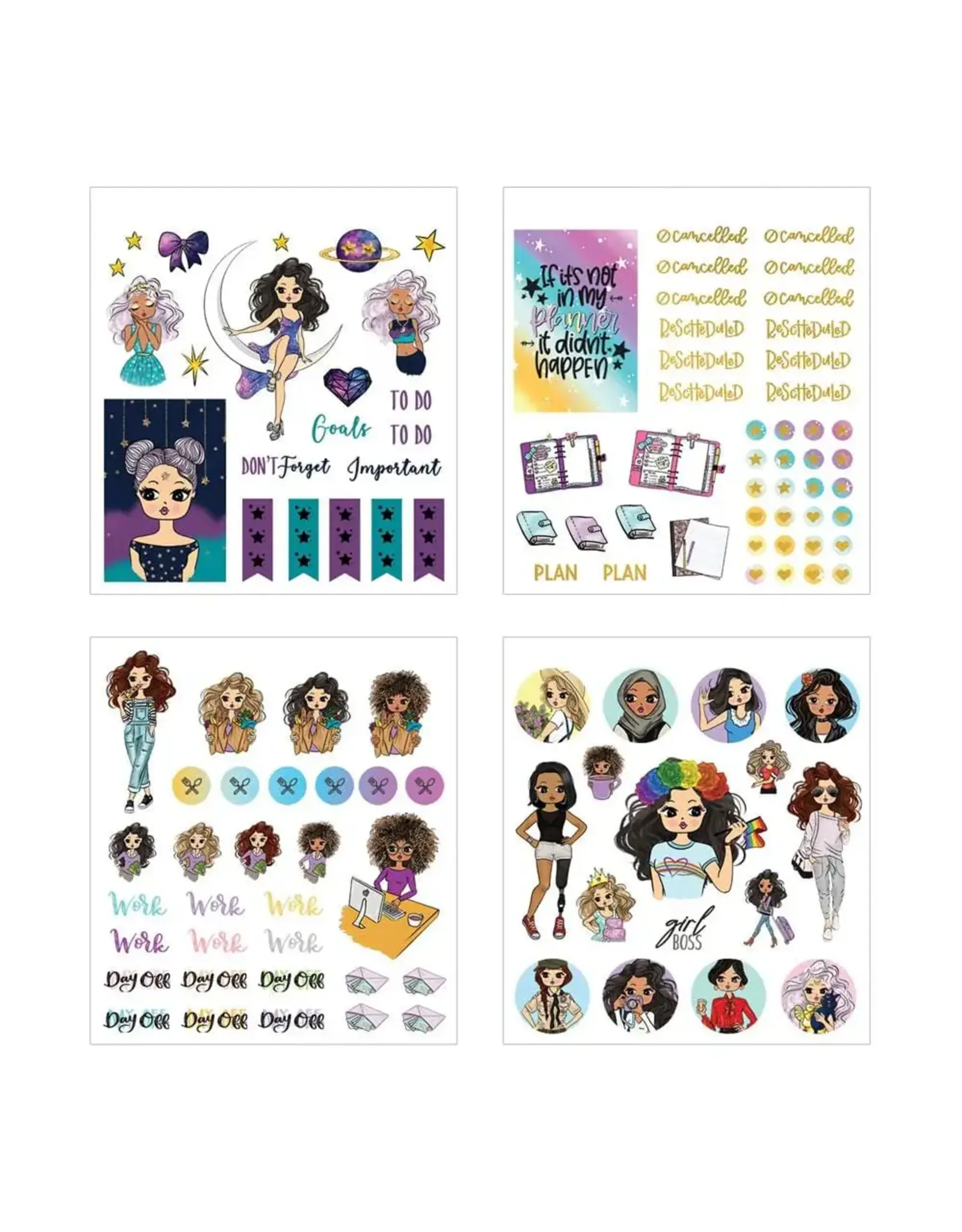 PAPER HOUSE PRODUCTIONS PAPER HOUSE THIS IS US SUGARY GAL MINIS PLANNER STICKERS