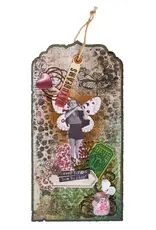 STUDIOLIGHT STUDIOLIGHT GRUNGE COLLECTION TAG & TICKETS STAMP AND CUTTING DIE SET