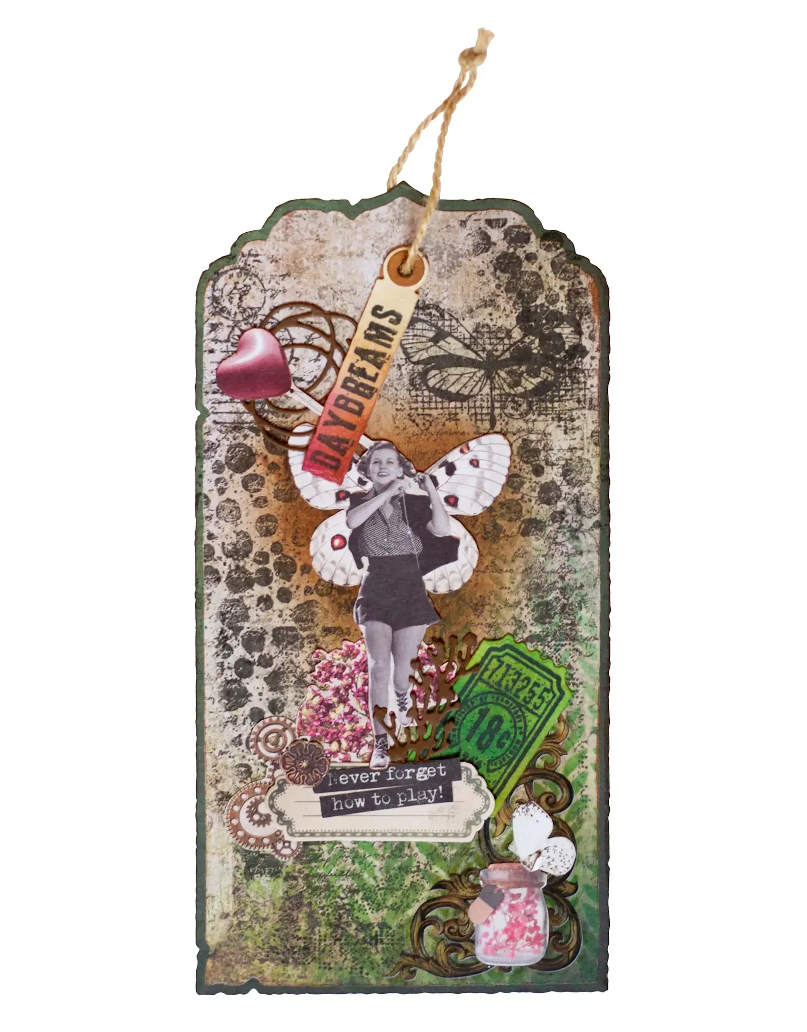 STUDIOLIGHT STUDIOLIGHT GRUNGE COLLECTION TAG & TICKETS STAMP AND CUTTING DIE SET