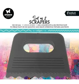 STUDIOLIGHT STUDIOLIGHT ESSENTIALS COLLECTION WAVE SCRAPERS 2/PK   (#01)