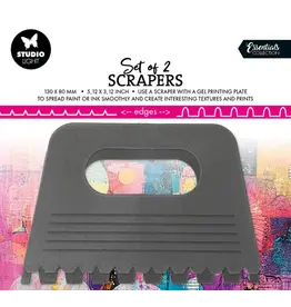STUDIOLIGHT STUDIOLIGHT ESSENTIAL COLLECTION SCRAPERS 2/PK   (#02)