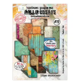 AALL & CREATE AALL & CREATE AUTOUR DE MWA & CO #19 TIMBER TIDE A4 DOUBLE-SIDED DESIGN PAPERS 10/PK