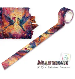 AALL & CREATE AALL & CREATE #123 RAINBOW ROMANCE LAYER IT UP! WASHI TAPE