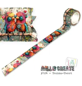 AALL & CREATE AALL & CREATE #124 TECHNO-TWEET LAYER IT UP! WASHI TAPE