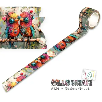 AALL & CREATE AALL & CREATE #124 TECHNO-TWEET LAYER IT UP! WASHI TAPE