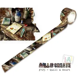 AALL & CREATE AALL & CREATE #125 QUILL & HEART LAYER IT UP! WASHI TAPE