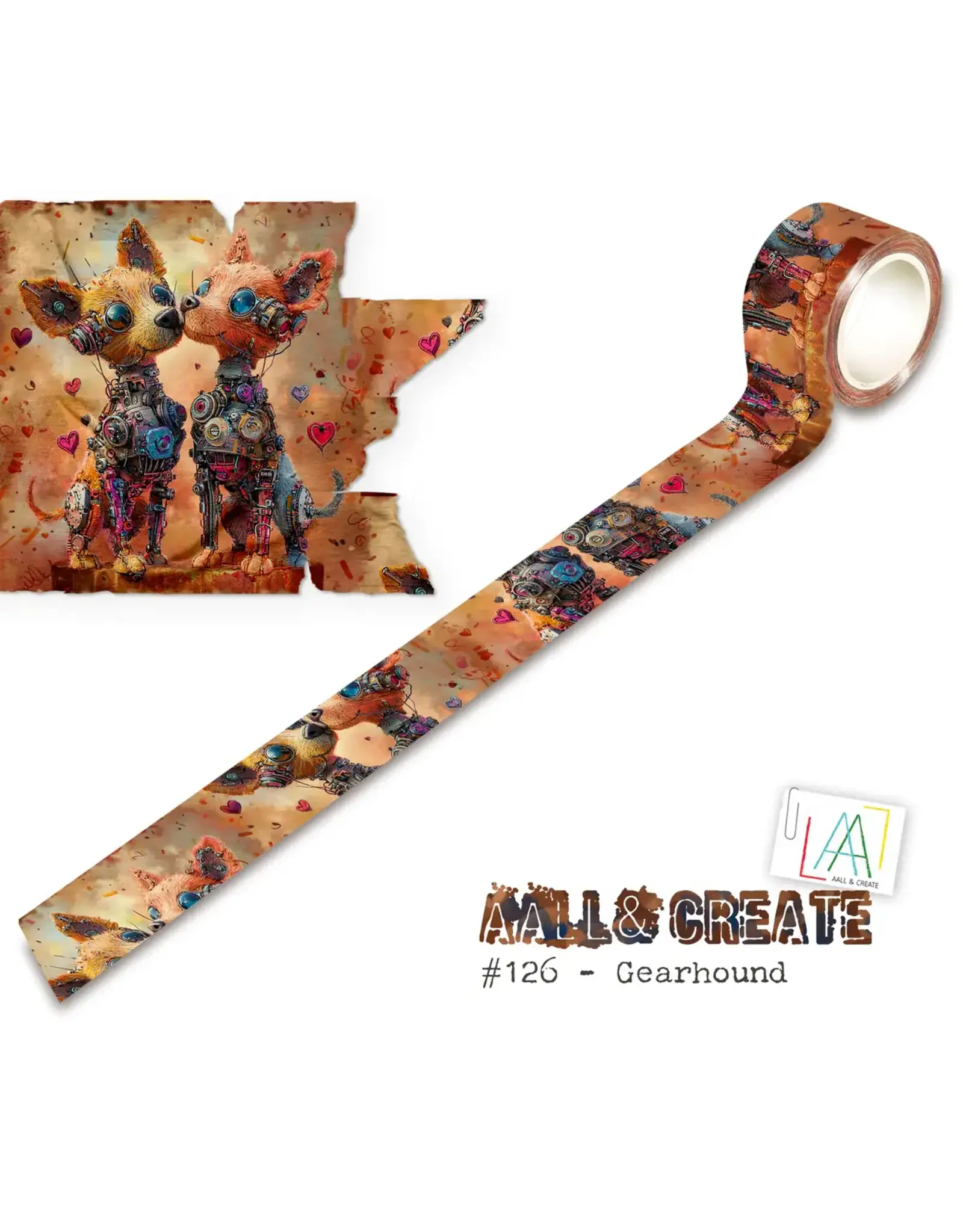 AALL & CREATE AALL & CREATE #126 GEARHOUND LAYER IT UP! WASHI TAPE