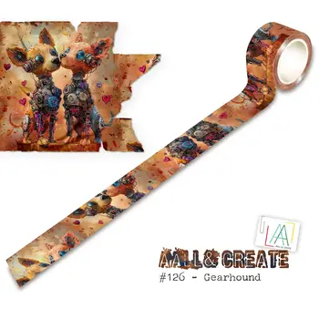 AALL & CREATE AALL & CREATE #126 GEARHOUND LAYER IT UP! WASHI TAPE
