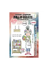 AALL & CREATE AALL & CREATE JANET KLEIN #1326 WORKSHOP DEE A7 CLEAR STAMP SET