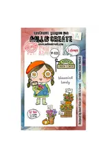 AALL & CREATE AALL & CREATE JANET KLEIN #1323 CAMDEN FLOWER MARKET A7 CLEAR STAMP SET