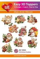 HEARTY CRAFTS HEARTY CRAFTS CHRISTMAS COOKIES EASY 3D TOPPERS