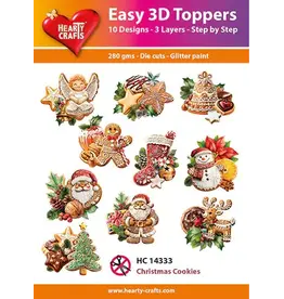 HEARTY CRAFTS HEARTY CRAFTS CHRISTMAS COOKIES EASY 3D TOPPERS