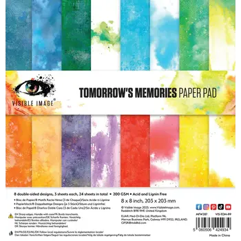 VISIBLE IMAGE TOMORROW'S MEMORIES 8x8 PAPER PAD