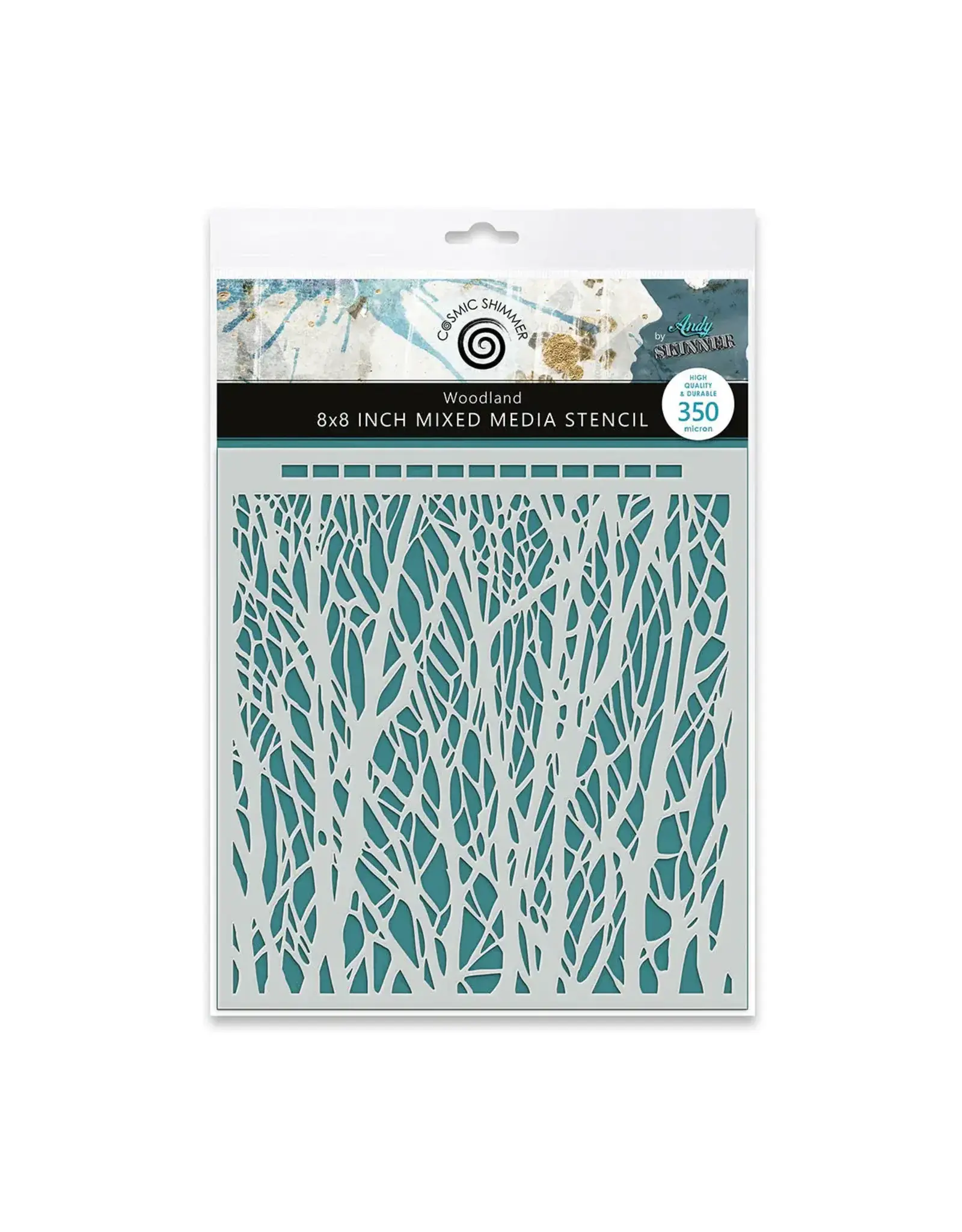 COSMIC SHIMMER COSMIC SHIMMER ANDY SKINNER WOODLAND 8x8 STENCIL