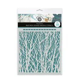 COSMIC SHIMMER COSMIC SHIMMER ANDY SKINNER WOODLAND 8x8 STENCIL