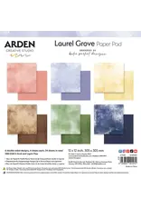 ARDEN CREATIVE STUDIO ARDEN CREATIVE STUDIO LAUREL GROVE SOLIDS 12x12 PAPER PAD 24 SHEETS