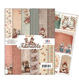 CRAFTREAT CRAFTREAT ADORABLE 6x8 PAPER PAD