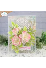 ELIZABETH CRAFT DESIGNS ELIZABETH CRAFT DESIGNS PAPER FLOWERS BY ANGELICA TURNER BOHEMINAN ROSE SENTIMENTS CLEAR STAMP SET