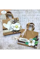 ELIZABETH CRAFT DESIGNS ELIZABETH CRAFT DESIGNS PAPER FLOWERS BY ANGELICA TURNER BOHEMINAN ROSE SENTIMENTS CLEAR STAMP SET