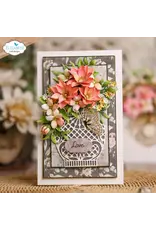 ELIZABETH CRAFT DESIGNS ELIZABETH CRAFT DESIGNS PAPER FLOWERS BY ANGELICA TURNER DELICATE FANCY VASE DIE SET