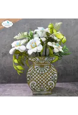ELIZABETH CRAFT DESIGNS ELIZABETH CRAFT DESIGNS PAPER FLOWERS BY ANGELICA TURNER DELICATE FANCY VASE DIE SET