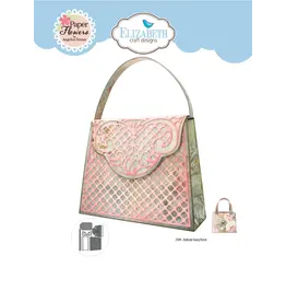 ELIZABETH CRAFT DESIGNS ELIZABETH CRAFT DESIGNS PAPER FLOWERS BY ANGELICA TURNER DELICATE FANCY PURSE DIE SET