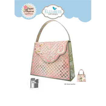 ELIZABETH CRAFT DESIGNS ELIZABETH CRAFT DESIGNS PAPER FLOWERS BY ANGELICA TURNER DELICATE FANCY PURSE DIE SET