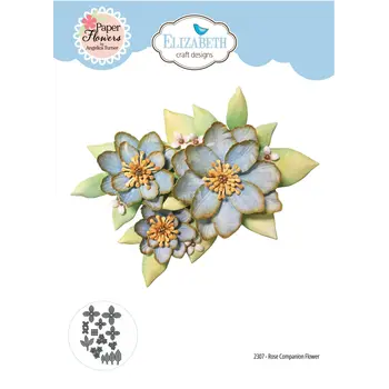 ELIZABETH CRAFT DESIGNS ELIZABETH CRAFT DESIGNS PAPER FLOWERS BY ANGELICA TURNER ROSE COMPANION FLOWER DIE SET