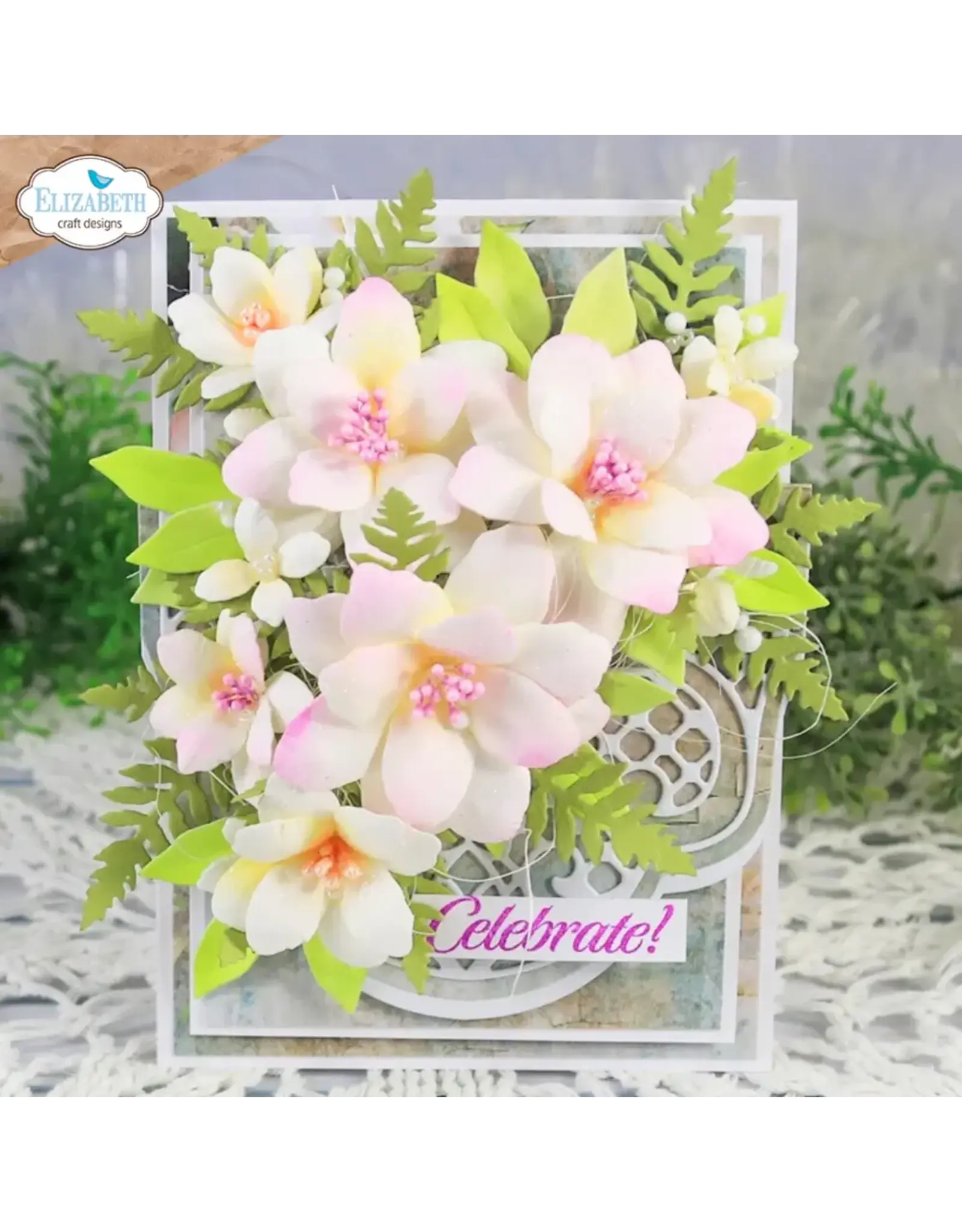 ELIZABETH CRAFT DESIGNS ELIZABETH CRAFT DESIGNS PAPER FLOWERS BY ANGELICA TURNER ROSE COMPANION FLOWER DIE SET