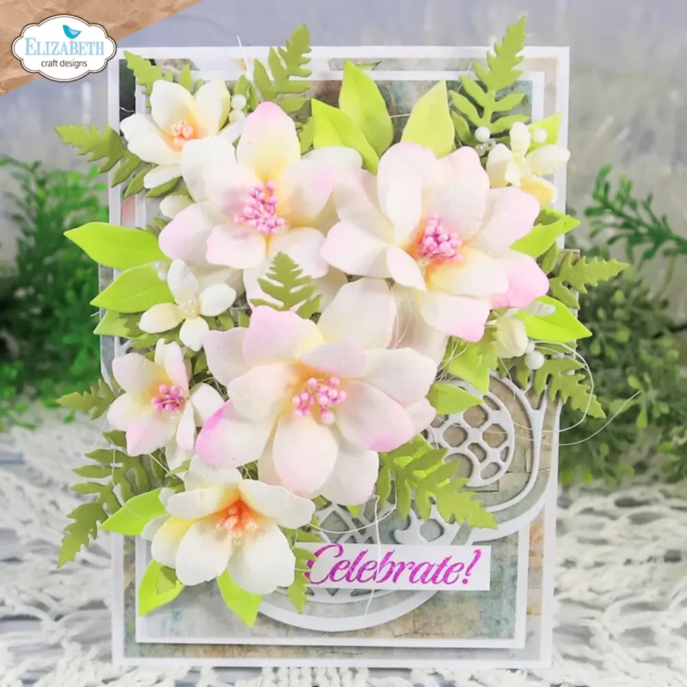 ELIZABETH CRAFT DESIGNS ELIZABETH CRAFT DESIGNS PAPER FLOWERS BY ANGELICA TURNER ROSE COMPANION FLOWER DIE SET