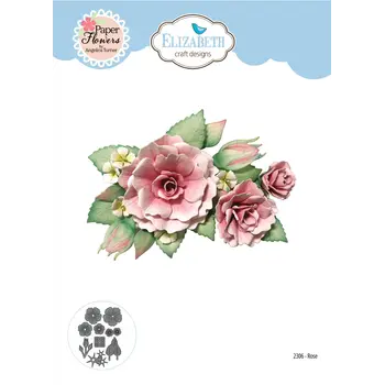 ELIZABETH CRAFT DESIGNS ELIZABETH CRAFT DESIGNS PAPER FLOWERS BY ANGELICA TURNER ROSE DIE SET
