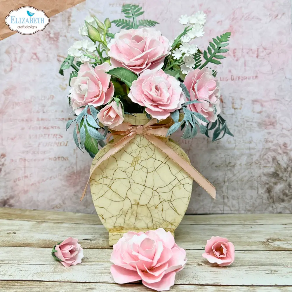 ELIZABETH CRAFT DESIGNS ELIZABETH CRAFT DESIGNS PAPER FLOWERS BY ANGELICA TURNER ROSE DIE SET