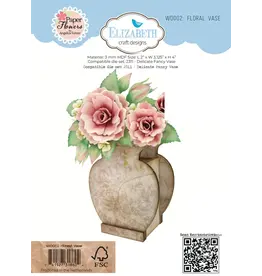 ELIZABETH CRAFT DESIGNS ELIZABETH CRAFT DESIGNS PAPER FLOWERS BY ANGELICA TURNER FLORAL VASE