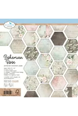 ELIZABETH CRAFT DESIGNS ELIZABETH CRAFT DESIGNS PAPER FLOWERS BY ANGELICA TURNER BOHEMIAN ROSE 12x12 PATTERENED PAPER PACK