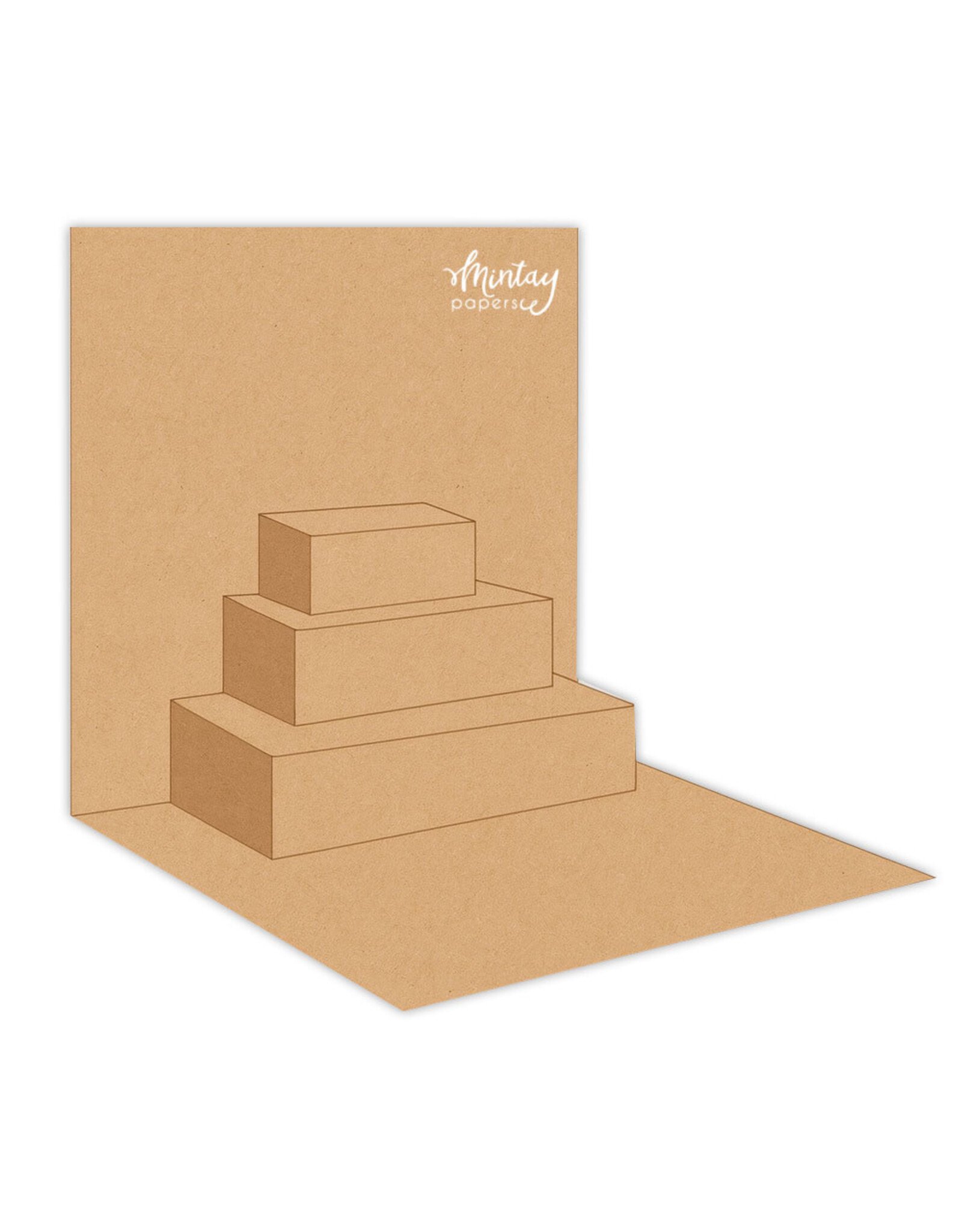 MINTAY MINTAY BASIC POP-UP KRAFT CARD INSERT