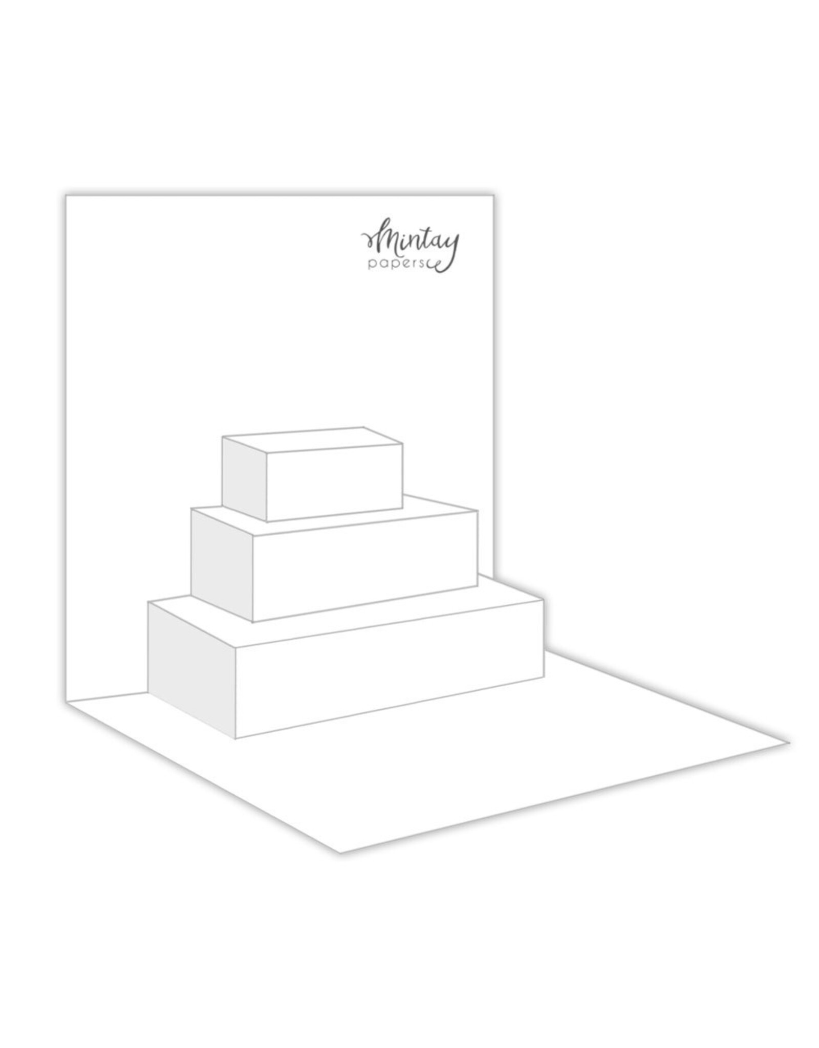 MINTAY MINTAY BASIC POP-UP WHITE CARD INSERT
