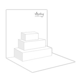 MINTAY MINTAY BASIC POP-UP WHITE CARD INSERT