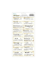 MINTAY MINTAY ART JOURNAL 6x12 PAPER STICKERS DICTIONARY WORDS - HAPPY