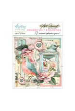 MINTAY MINTAY ART JOURNAL SHABBY CHIC PAPER DIE-CUTS 73/PK