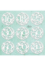 MINTAY MINTAY CHIPPIES - JUBILEE NUMBERS 12x12 CHIPBOARD