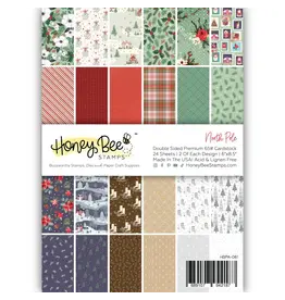 HONEY BEE HONEY BEE STAMPS NORTH POLE PAPER PAD 6x8.5 24 SHEETS